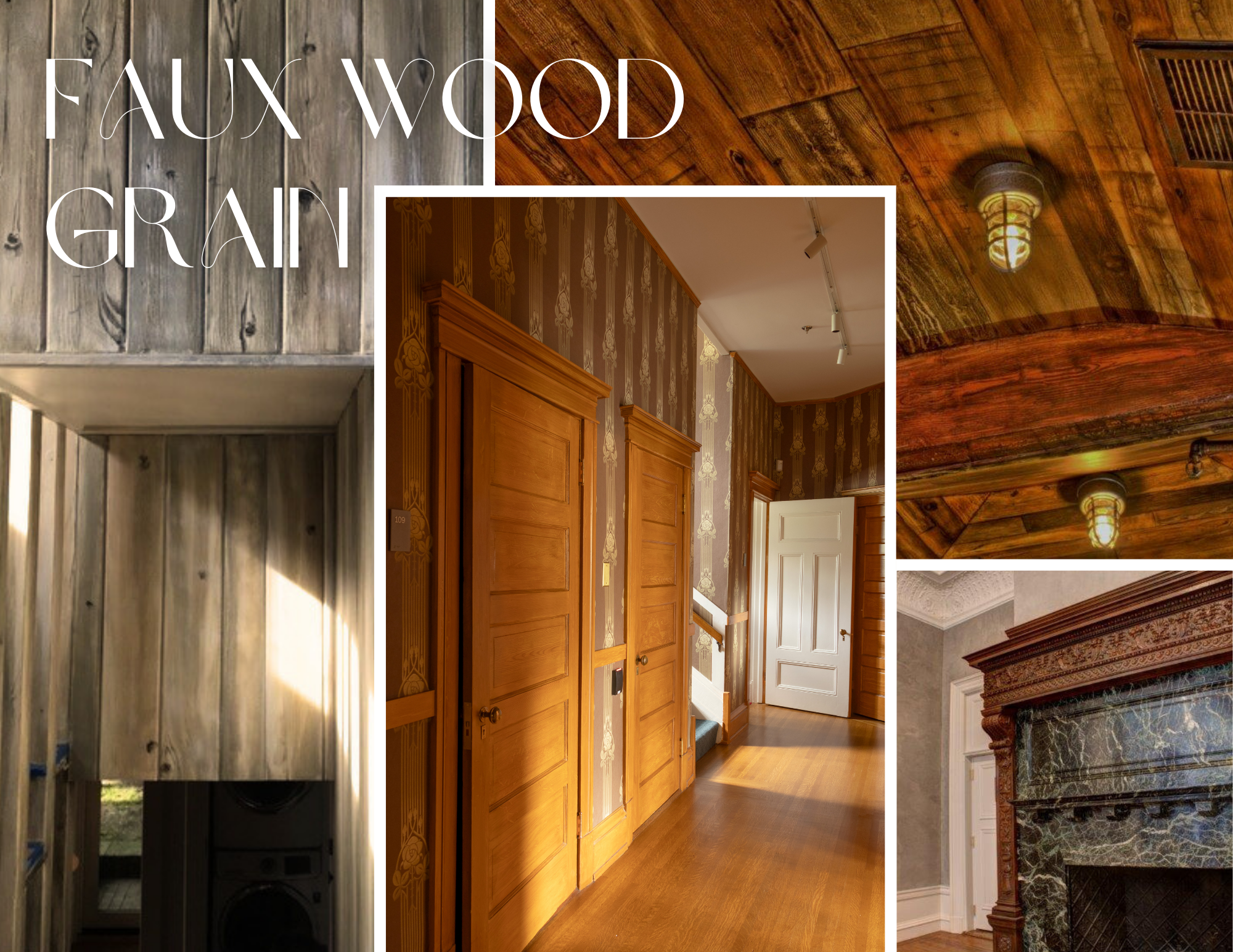 Blog-Faux Woodgrain custom architectural finish Boston MA